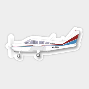 Piper PA28 Cherokee Sticker